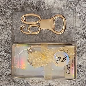 20 pcs gold metal, Bottle openers, favors (celebrate 60 years)